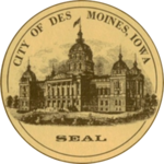 Seal of Des Moines, Iowa